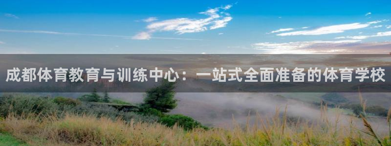 3377体育官方正版app新能源：成都体育教育与训练