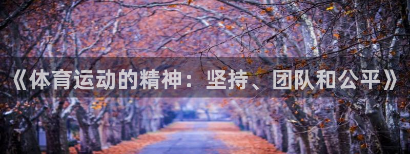 3377体育官网下载招商电话号码查询：《体育运动的精神：坚持